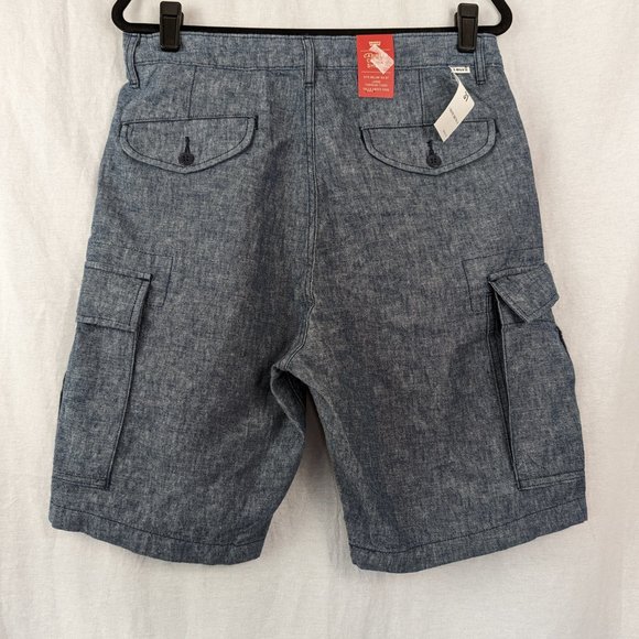 Levis Carrier Cargo Blue Shorts Waist 31 - Picture 11 of 16
